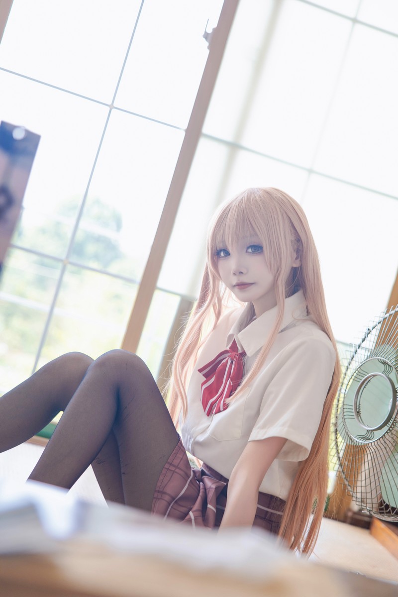 艾西Aiwest 邻家天使椎名真昼Cosplay写真图集 动漫角色高清图集 40P (150.1M)插图8