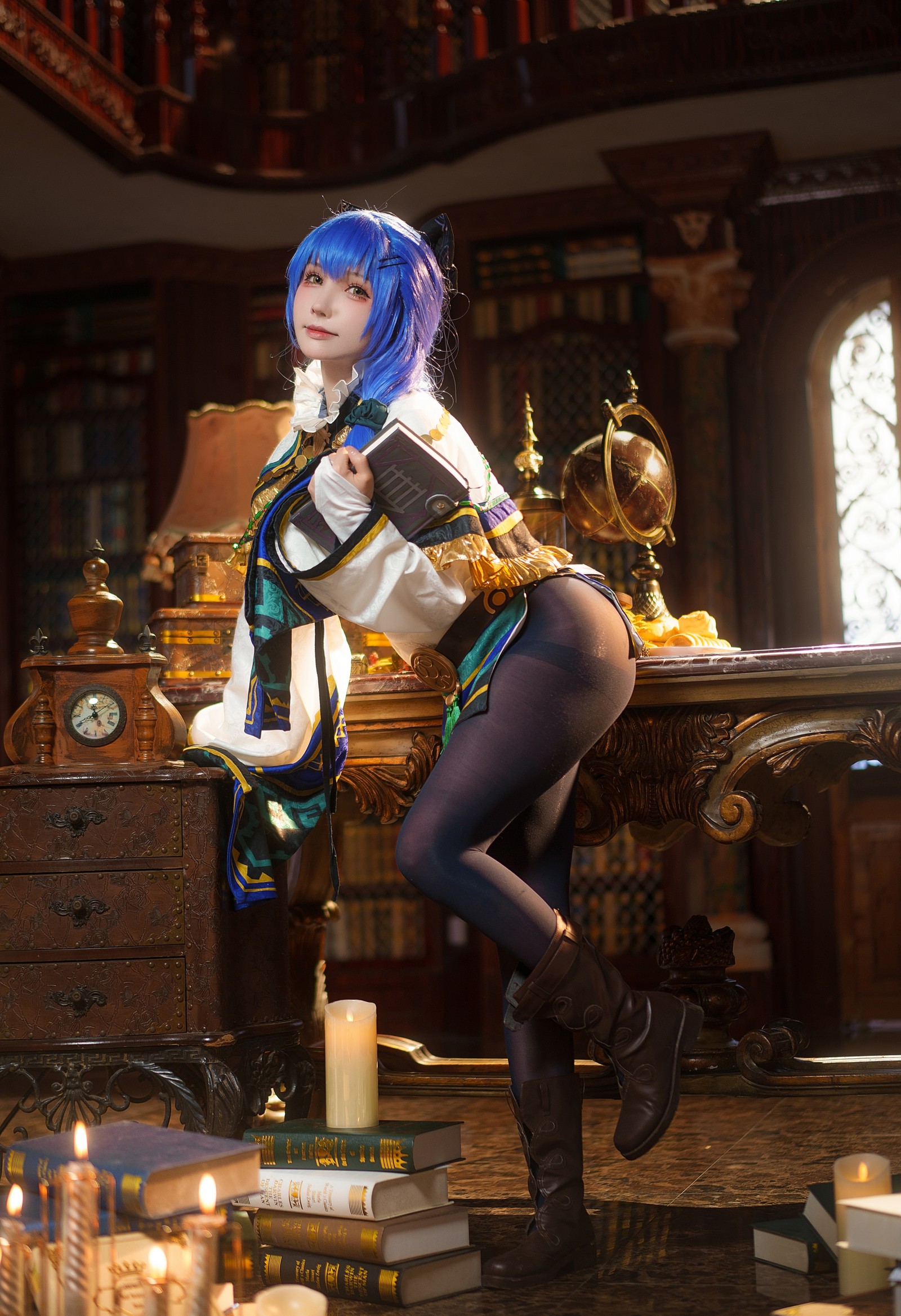 一千只猫薄禾写真 – 魔女·安洁 Cosplay 高清写真套图（18P / 234.4MB）插图4