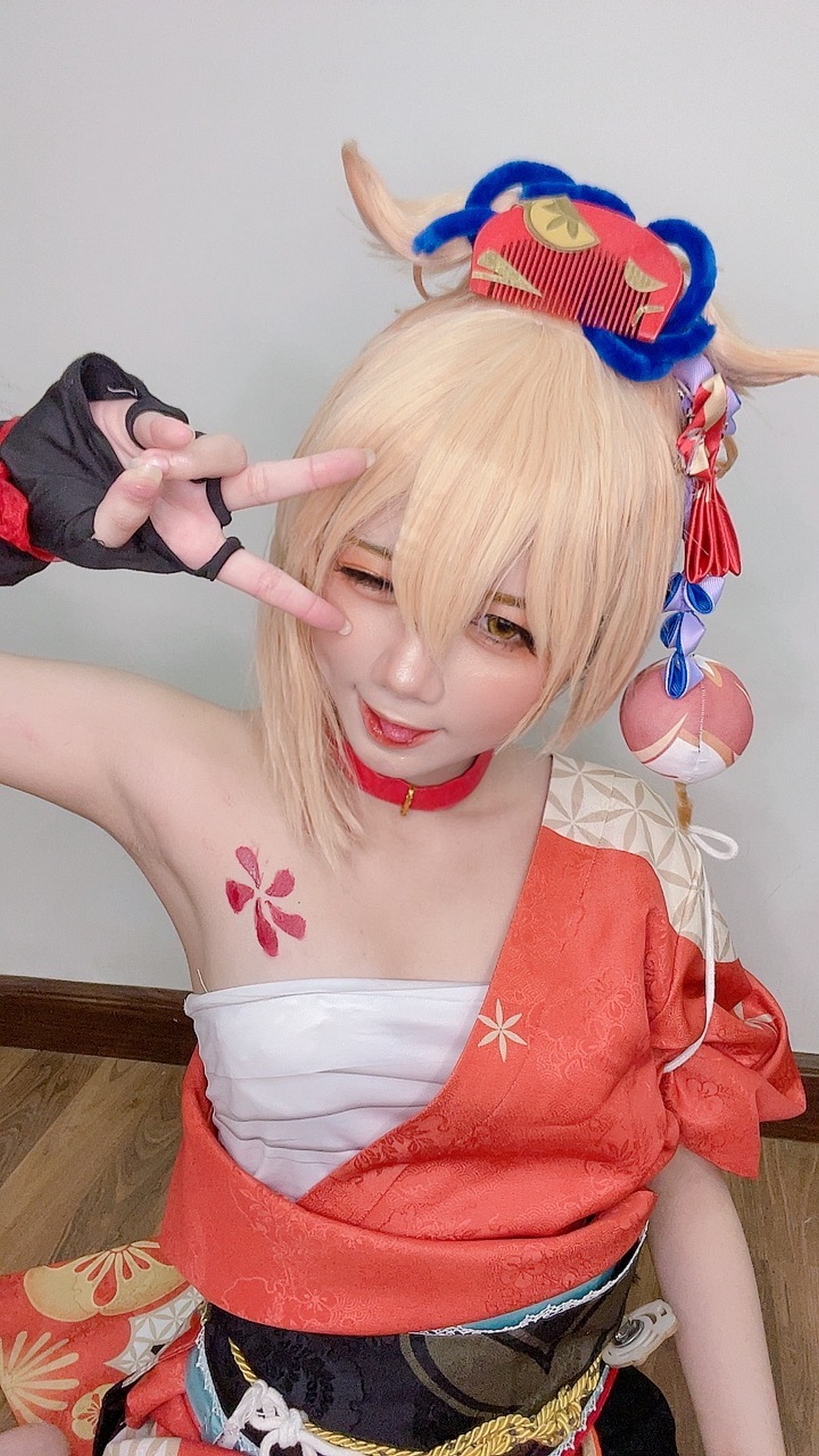 PoppaChan Yoimiya Cosplay (Genshin Impact) HD Photos – 80 Images 270MB插图3