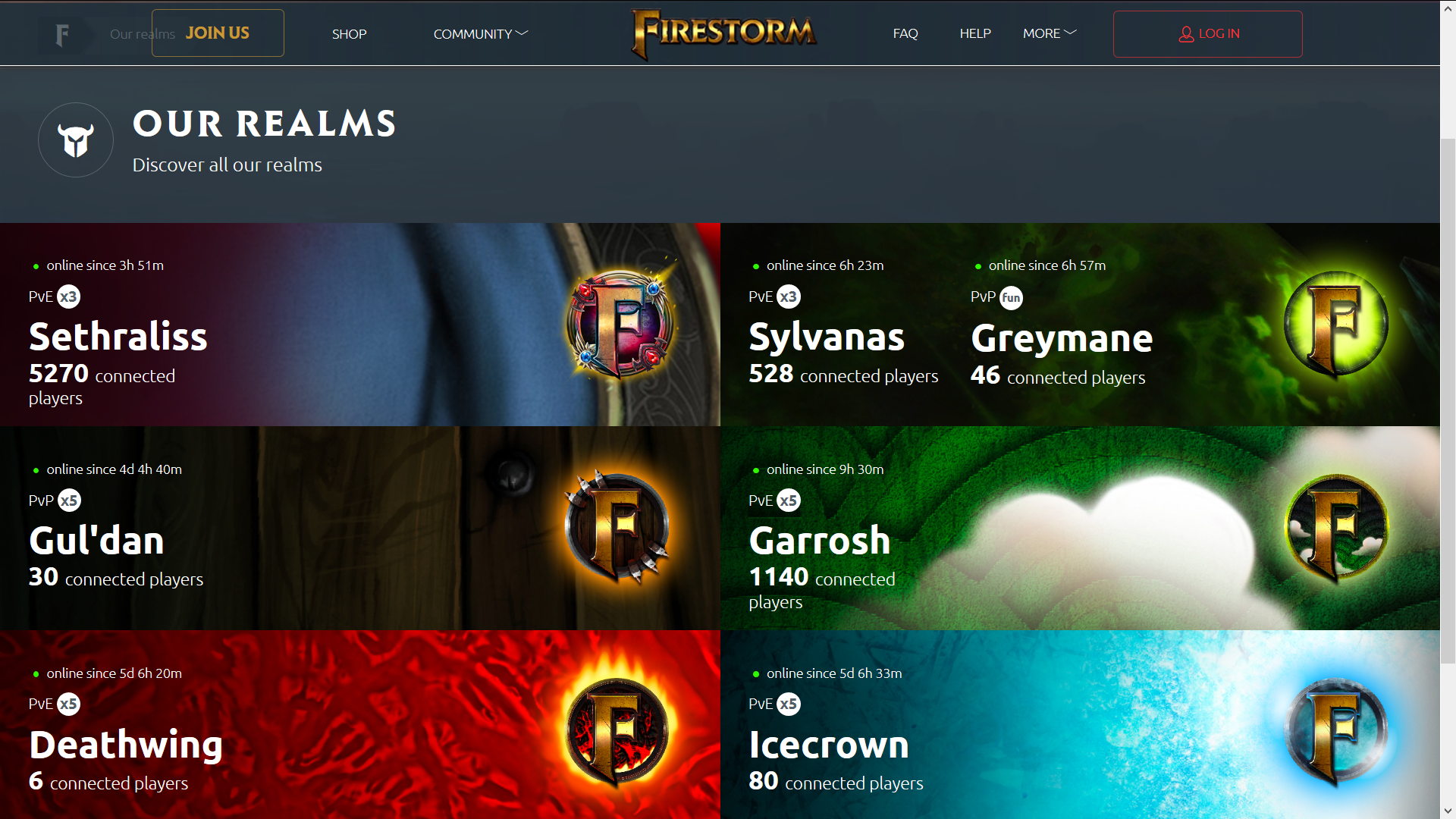 firestorm wow populaton firestorm wow populaton