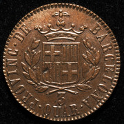 3 cuartos Fernando VII 1823. Cataluña (Barcelona). PAS7350