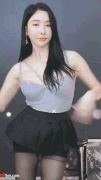AfreecaTV 韩国当红女主播 BJ 世宾(BJ 세빈) 低胸装黑丝超短裙