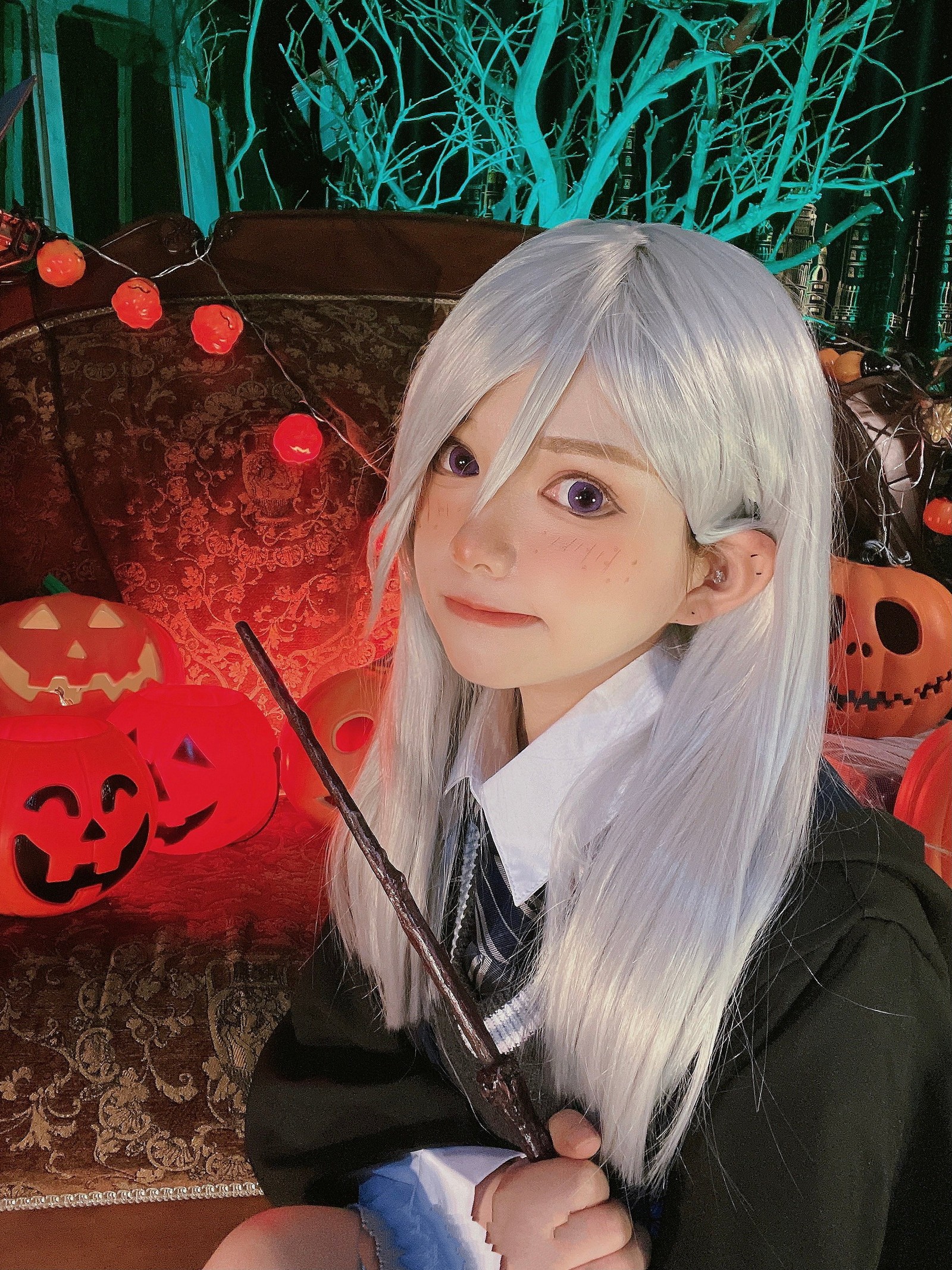 六二二同学 哈利波特 仿妆 Cosplay 写真合集｜魔法学院风（9P｜15MB）插图5