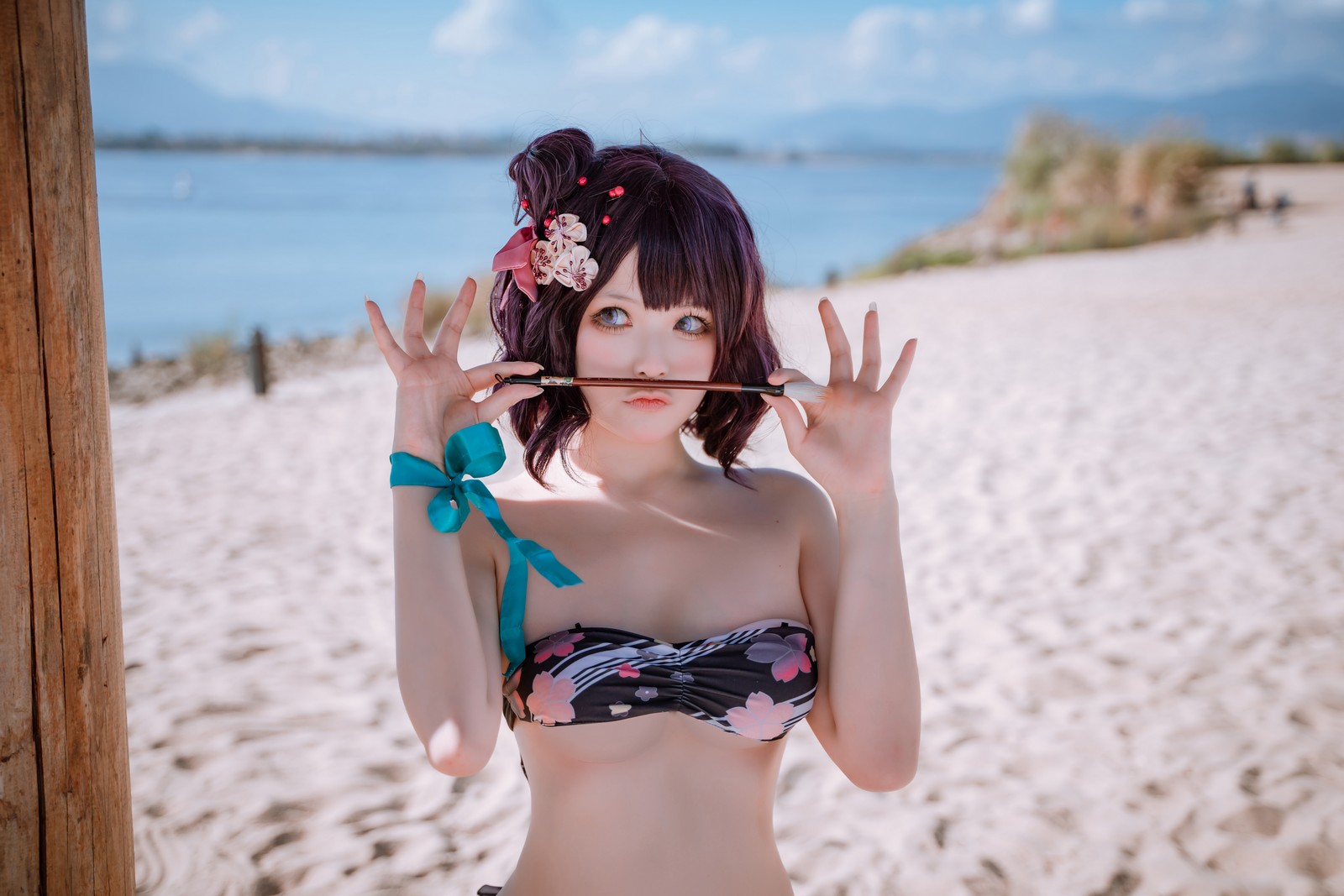 w百合欧皇子w 沙滩写真集 – 夏日泳装主题高清写真 [21P-173MB]插图