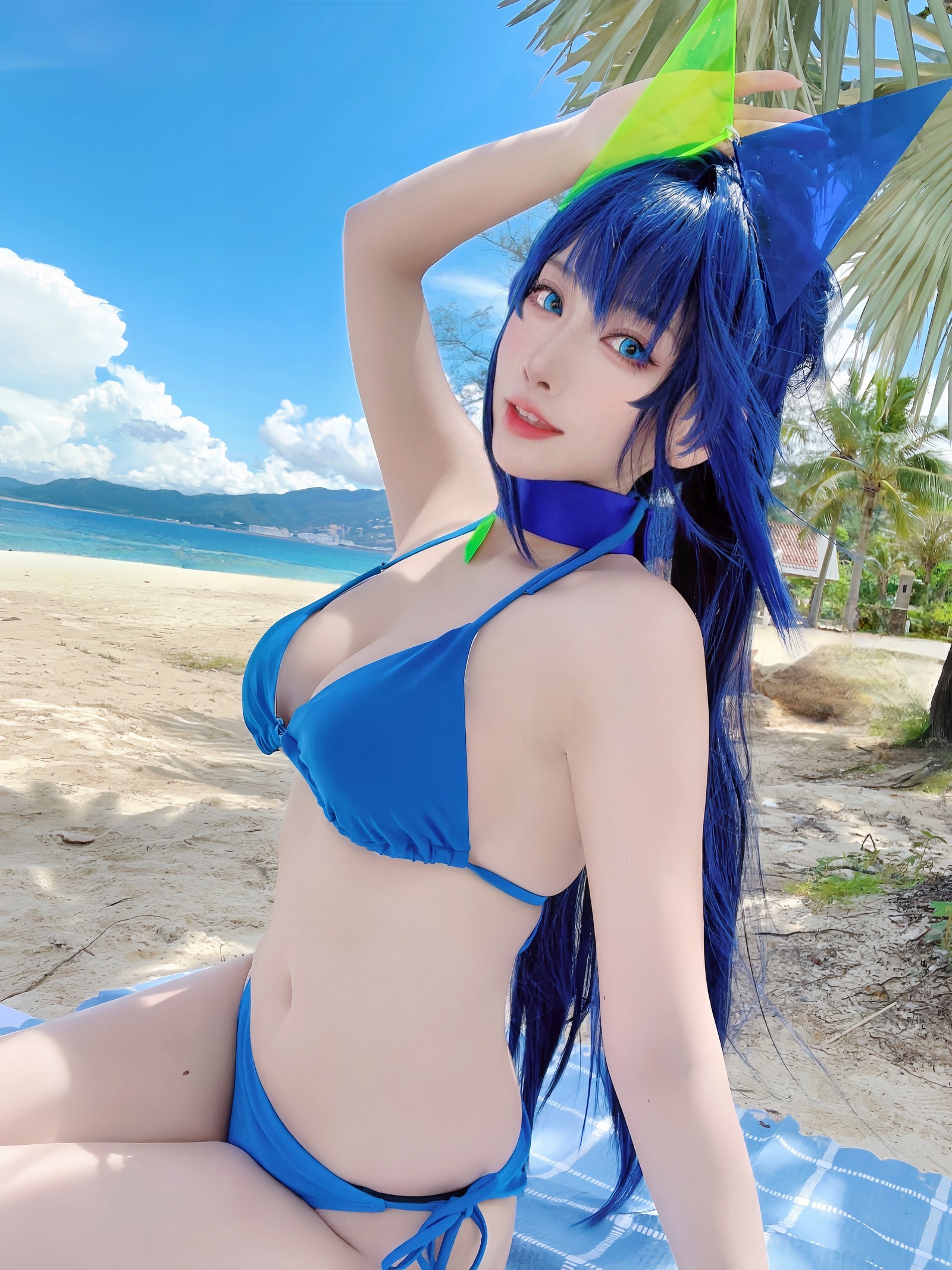 宮本桜 新泽西 泳装 Cosplay 写真｜碧蓝航线夏日主题（18P｜67MB）插图5