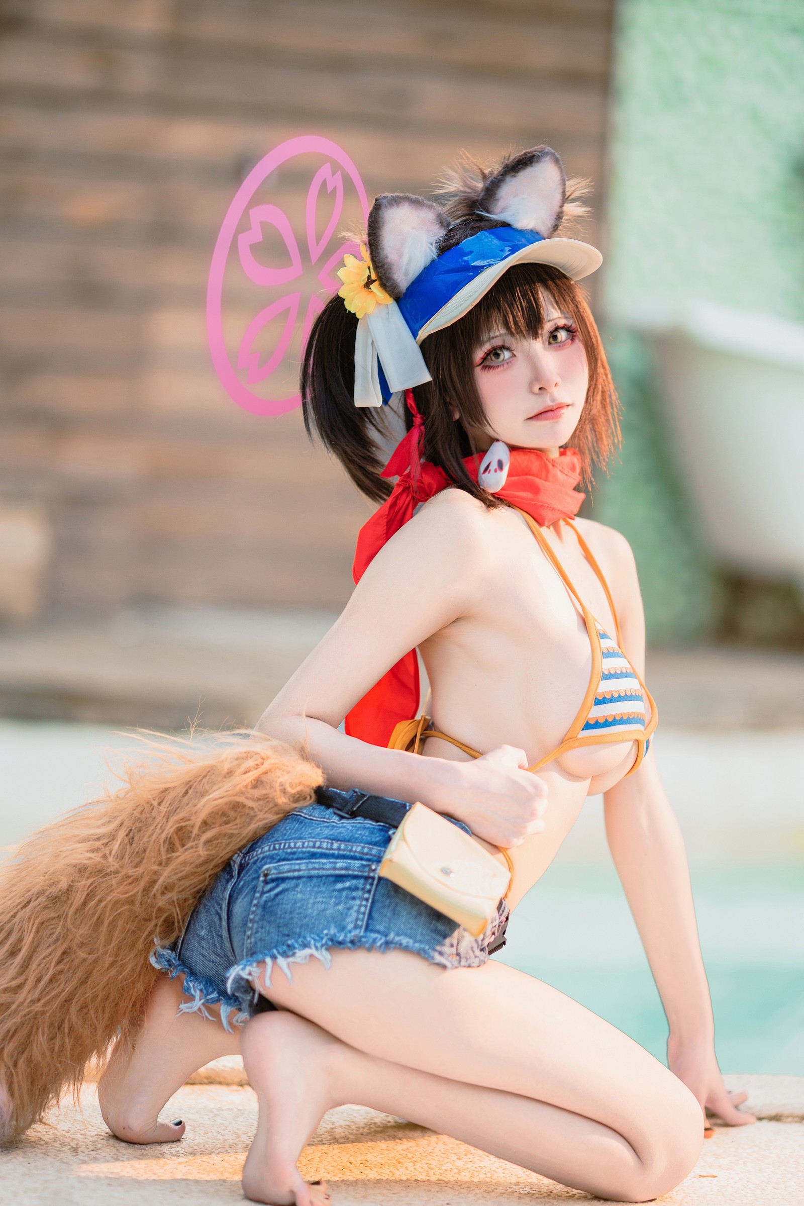 九柒喵 – 水忍忍 Cosplay 高清写真集（18P-115.9M）忍者主题高质图集插图4