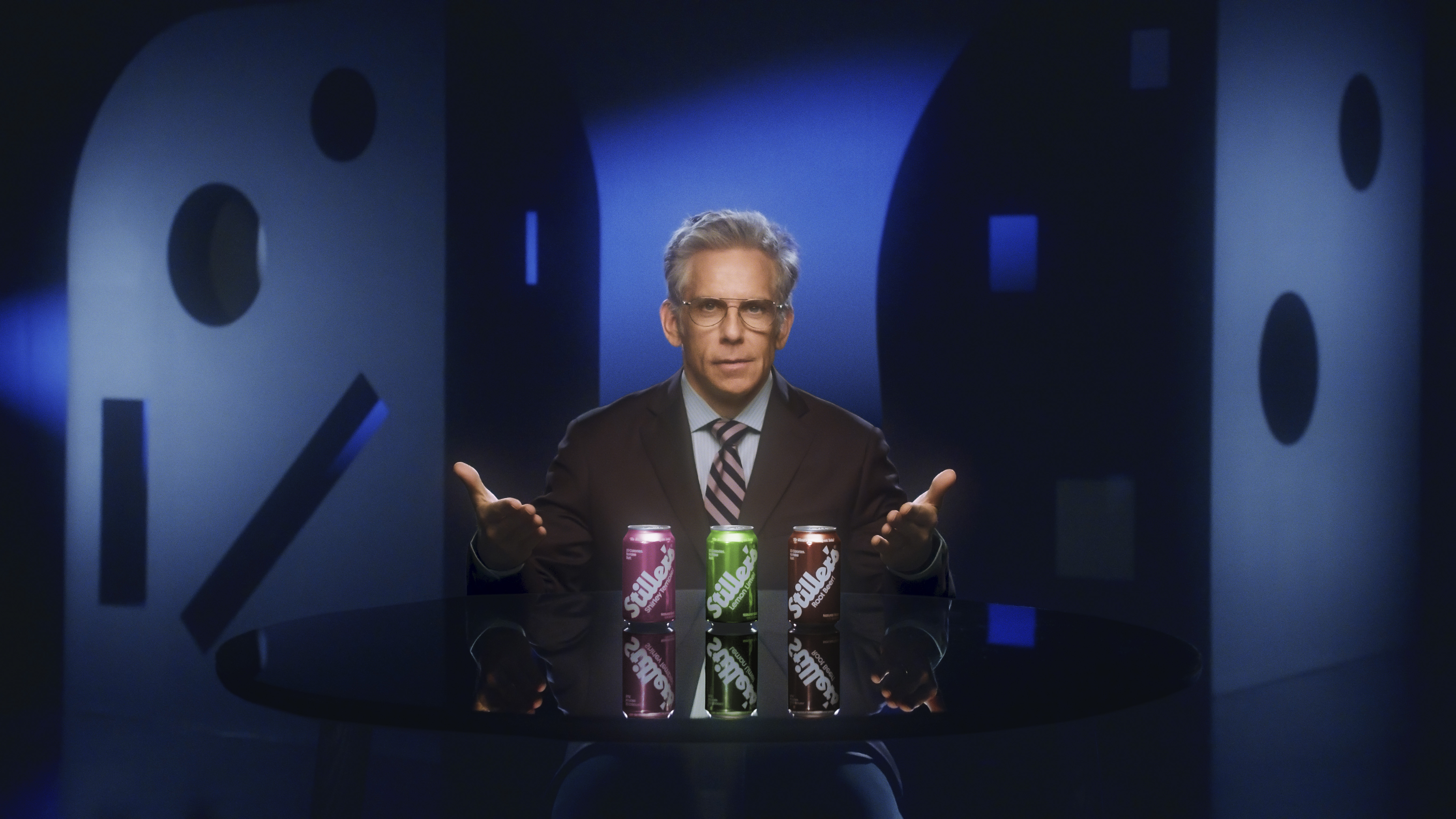 Ben Stiller with Stiller's Soda