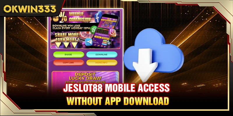 jeslot88 mobile access without app download