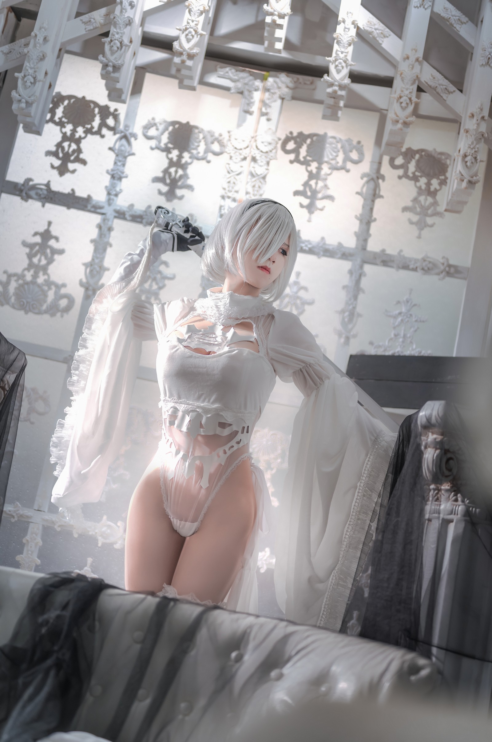 桜满三时 – 2B 花嫁 Cosplay 高清写真集（21P-367.4MB）原神主题插图3