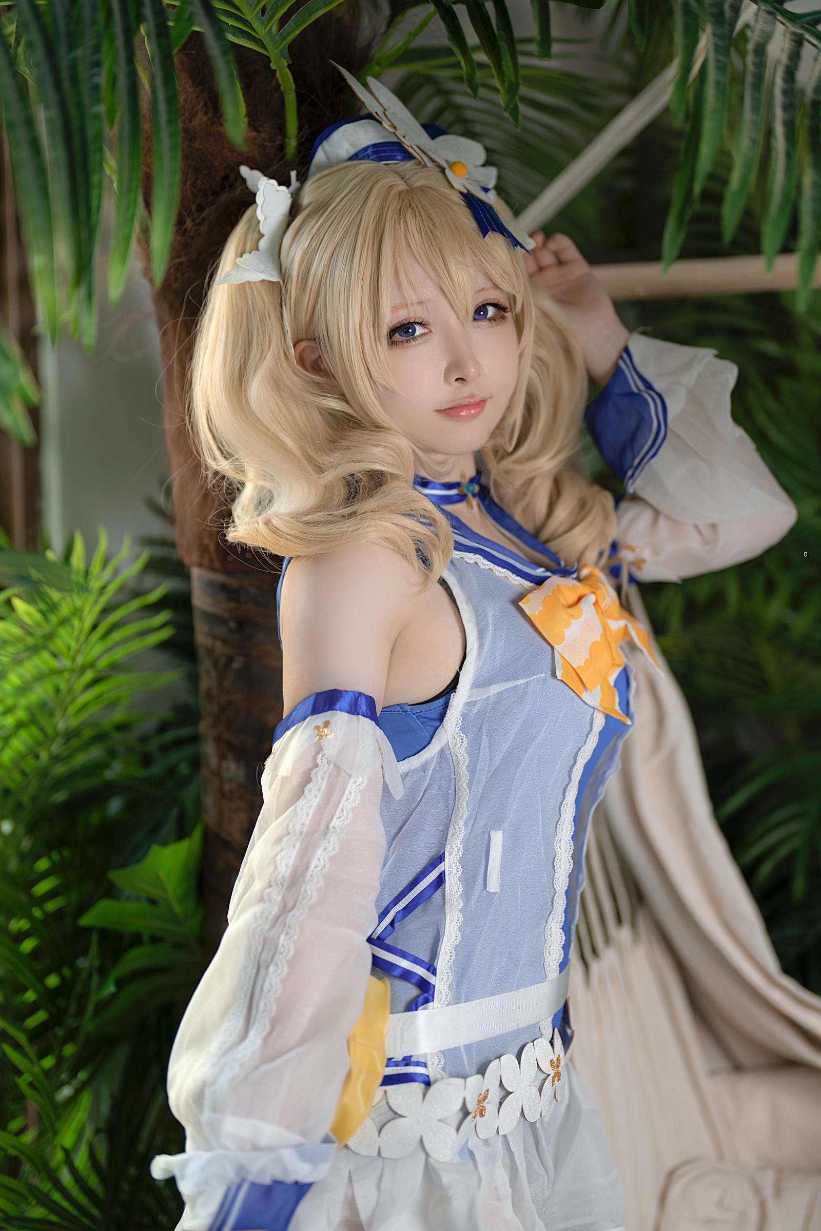 樱梨梨 芭芭拉 泳装 Cosplay 写真集｜原神角色高清摄影（30P｜576MB）插图8