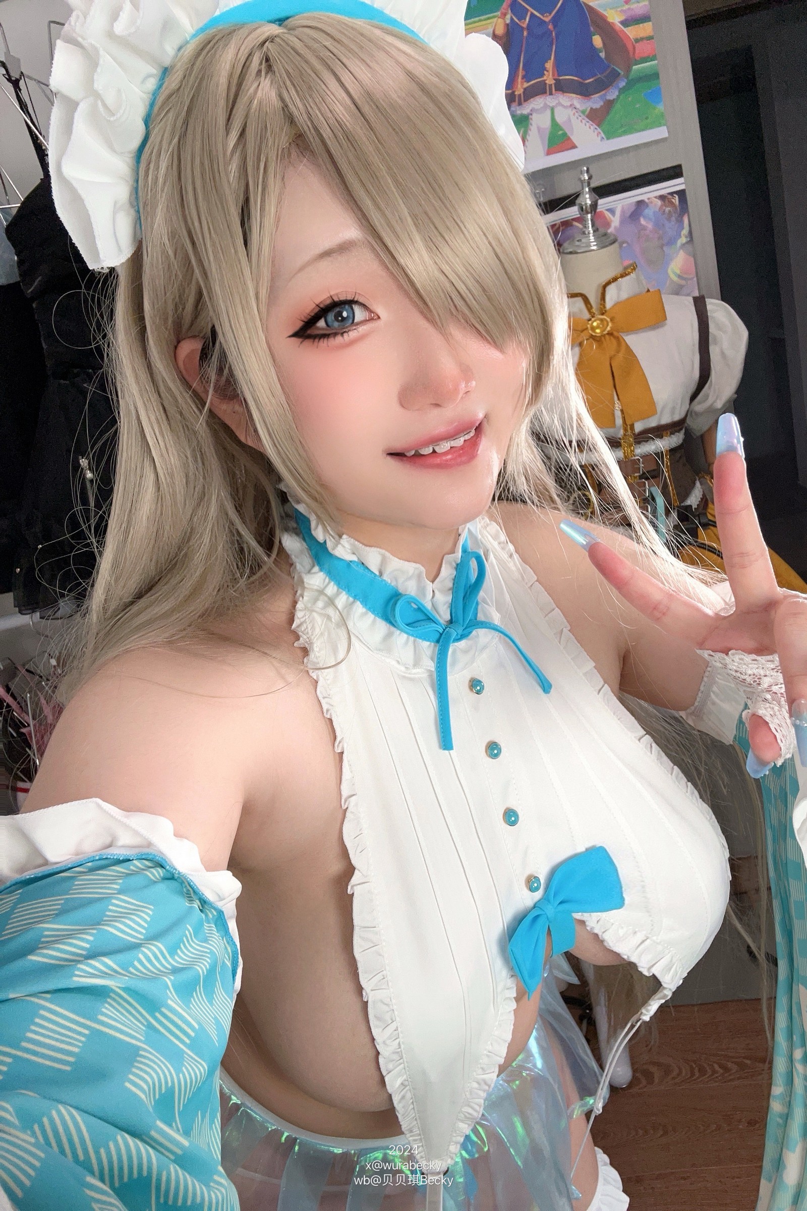 贝贝琪 Becky 明日奈 同人 Cosplay 写真集｜高清角色摄影（42P｜90MB）插图