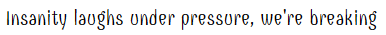 Combo font
