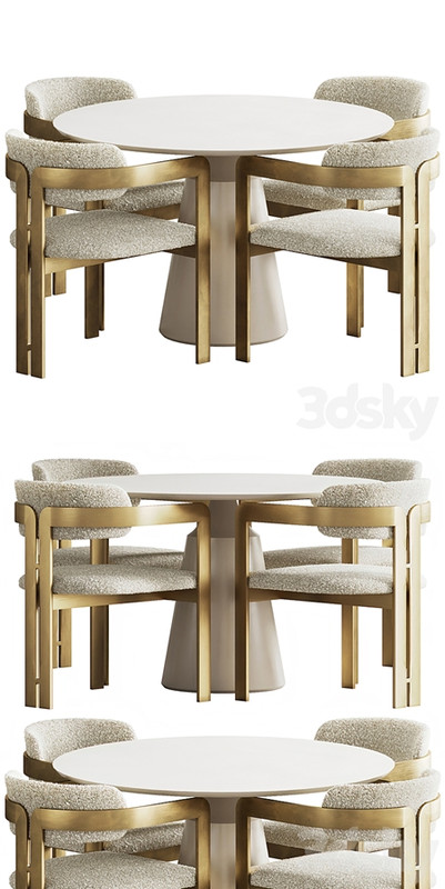 Donato by Eichholtz dining set