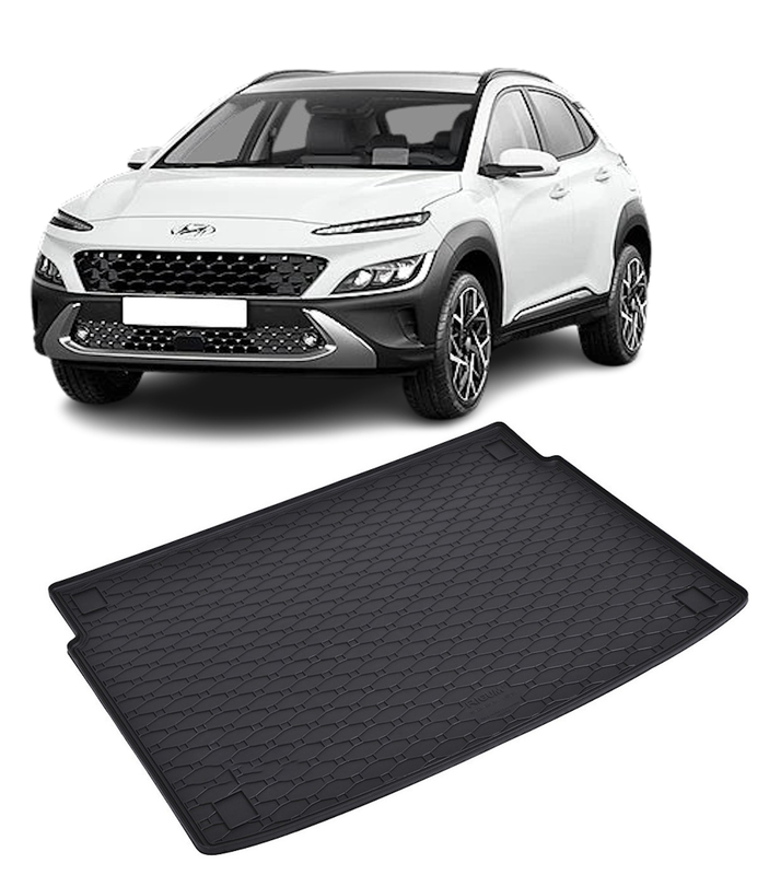 Tavita auto HYUNDAI Kona 2021-prezent, protectie portbagaj, Cri-Flo, din cauciuc 100%, compatibil cu autoturismul HYUNDAI Kona
