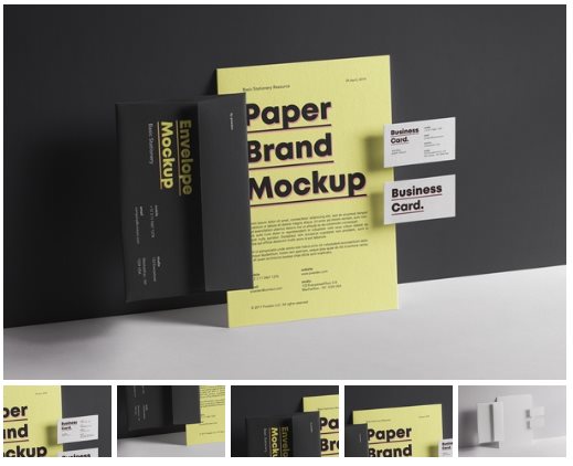 Basic Psd Stationery Mockup