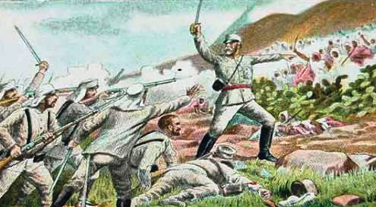 El General Pinto se pone al frente de su ejercito