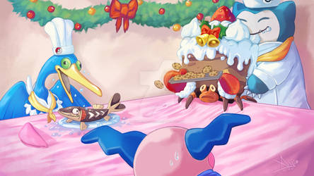 pokemon-unite-christmas-dinner-by-angiet