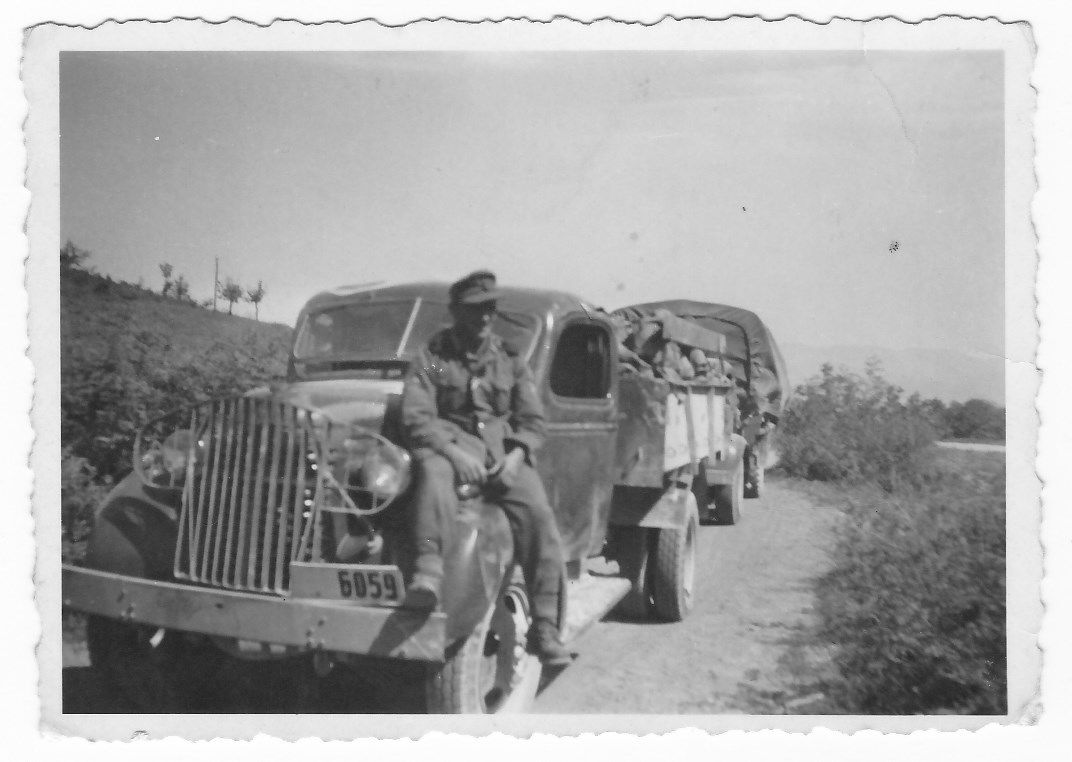 Wehrmacht Beute Französischen Lkw, GMC ACGK 353