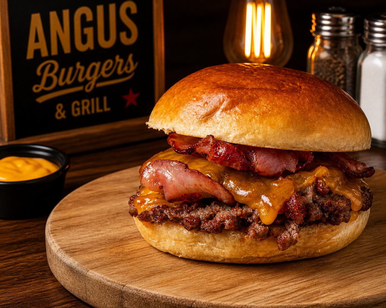 HAMBURGUESA BACON