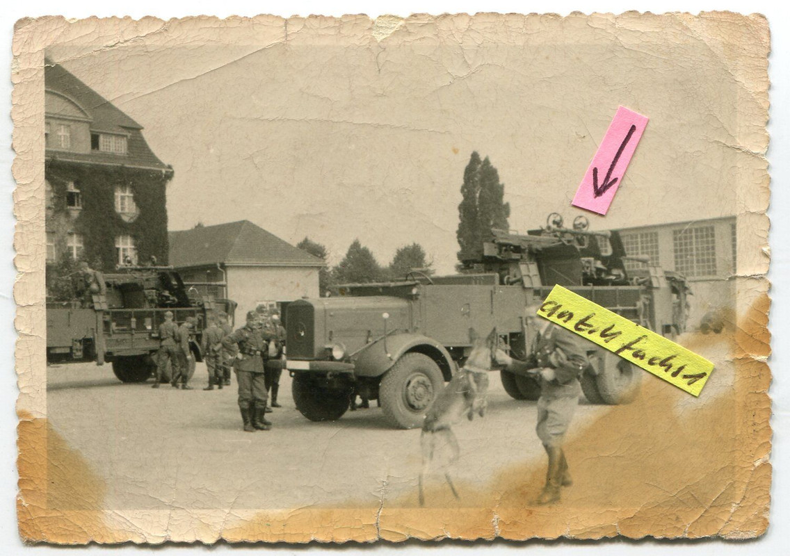 Sonderbau LW-LKW mit Pak-Kanone als Panzer-Jäger im 2.WK