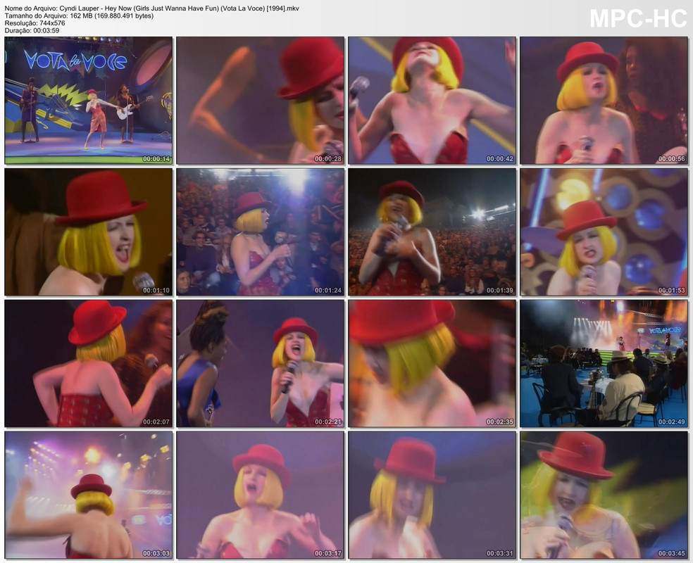 Cyndi Lauper - Hey Now (Girls Just Wanna Have Fun) (Vota La Voce) [1994]