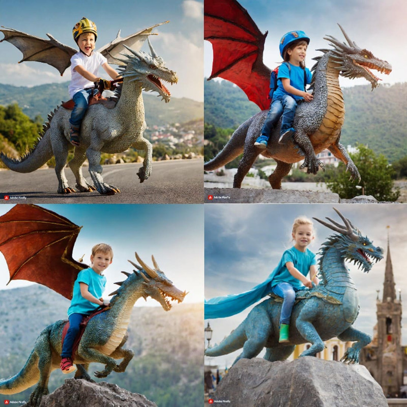 adobe-firefly-pope-francis-is-riding-a-dragon