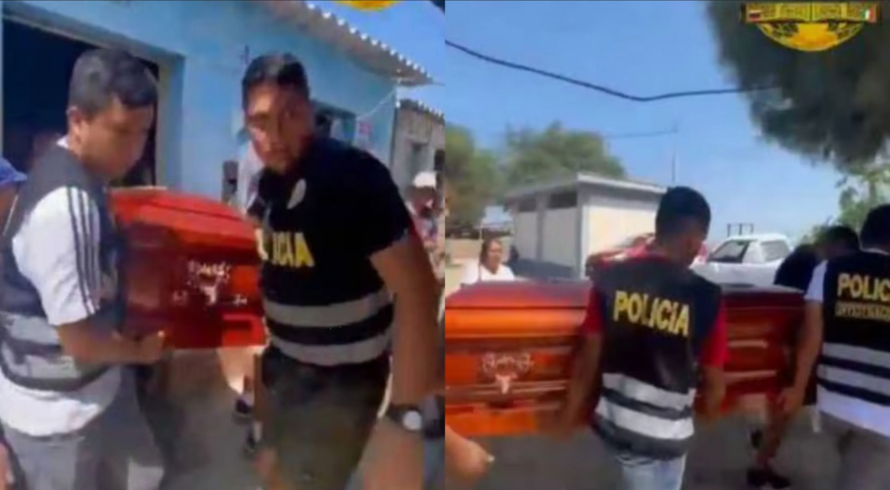Policía de Perú irrumpe en velorio y decomisa ataúd por sospechas de homicidio