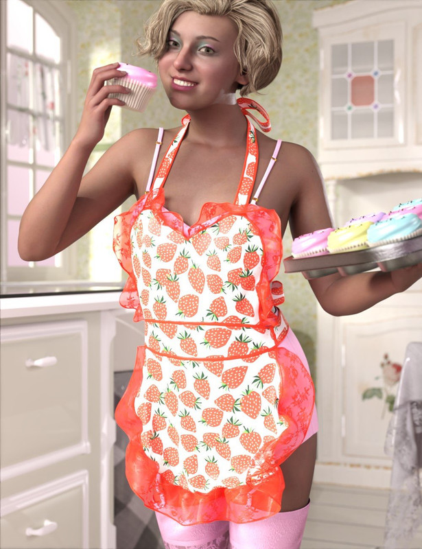 Sweetheart dForce Apron for Genesis 9