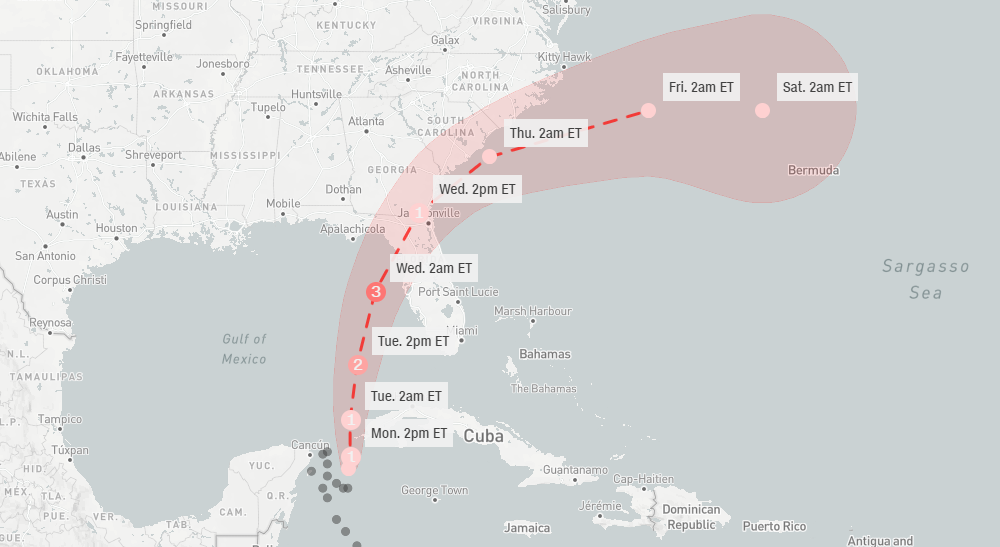 Tormenta Idalia: ¿cuándo se convertirá en huracán - Foro Florida y Sudeste de USA