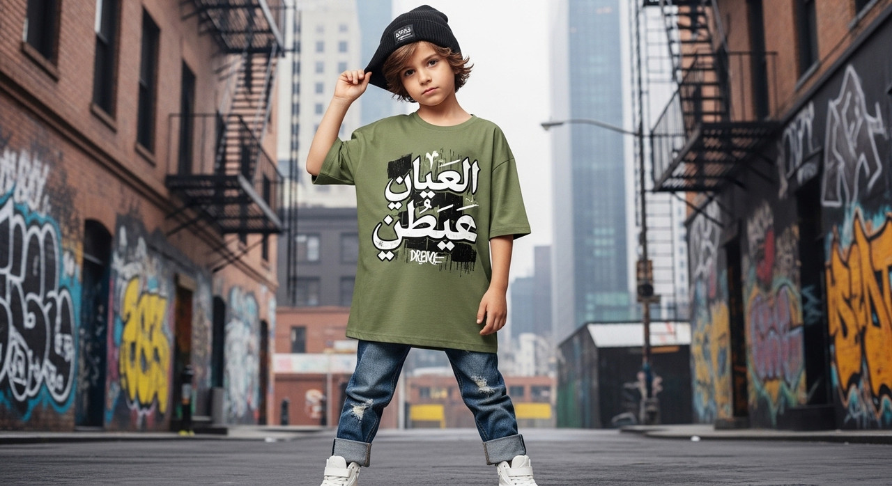 Arabic Print Hoodie – Maktab