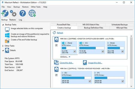 Macrium Reflect 7.3.5550 Workstation (x64) WinPE Boot CD