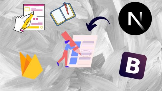 Building a Dynamic Notebook App with Firebase, and Next.JS Logo
