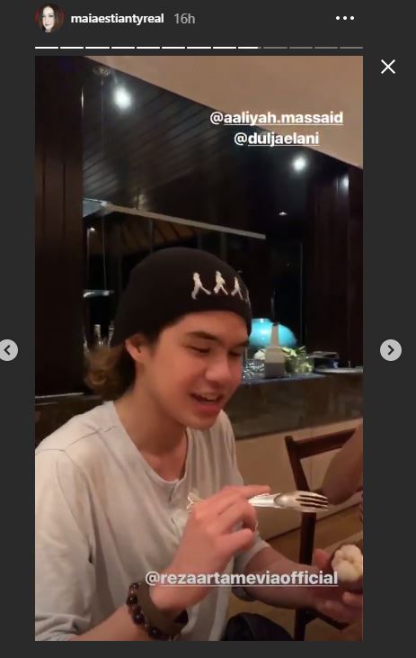 Unggahan insta story Maia Estianty