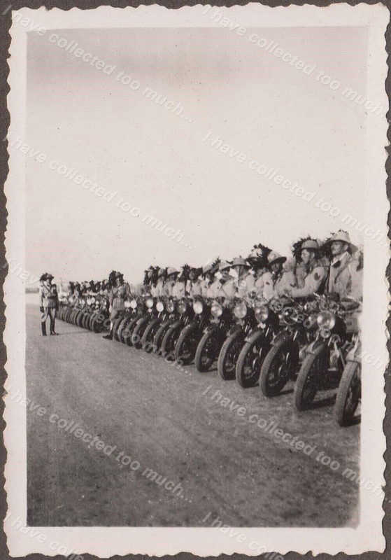 FOTOALBUM Bersaglieri motociclisti Kradmelder Motorrad AFRIKA DAK (5)