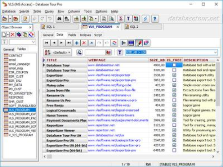 Database Tour Pro 9.8.0.60 (x86) Multilingual Portable