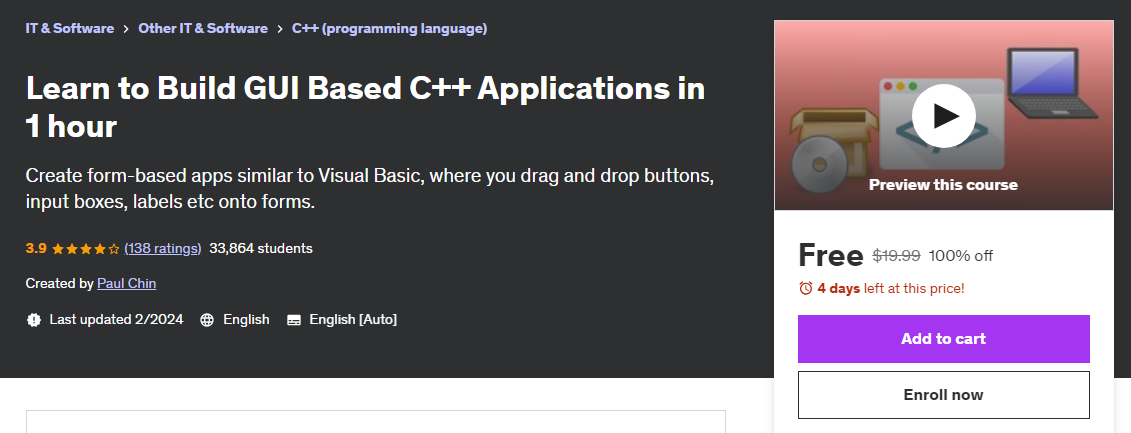 Learn to Build GUI Based C++ Applications in 1 hour | RevTeam.Re ...