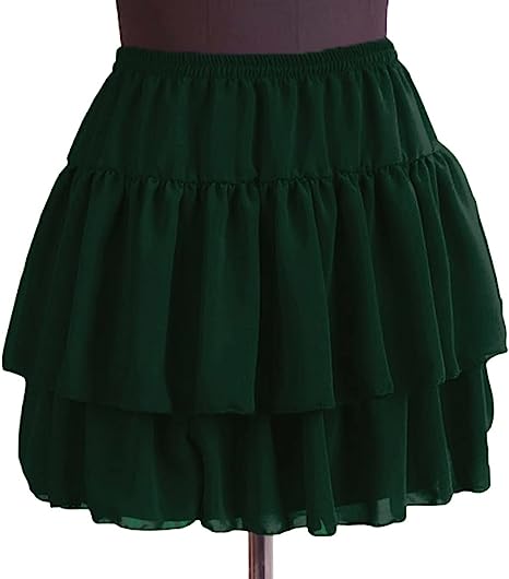 Women's Flared Short Skirts Basic Versatile Pleated Mini Skater Elastic Skirts - Picture 13 of 47