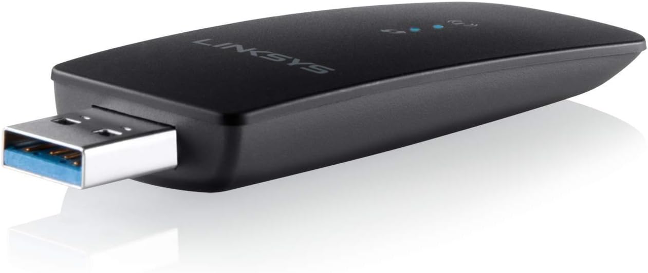 Adaptador USB Wi-Fi Linksys WUSB6300.