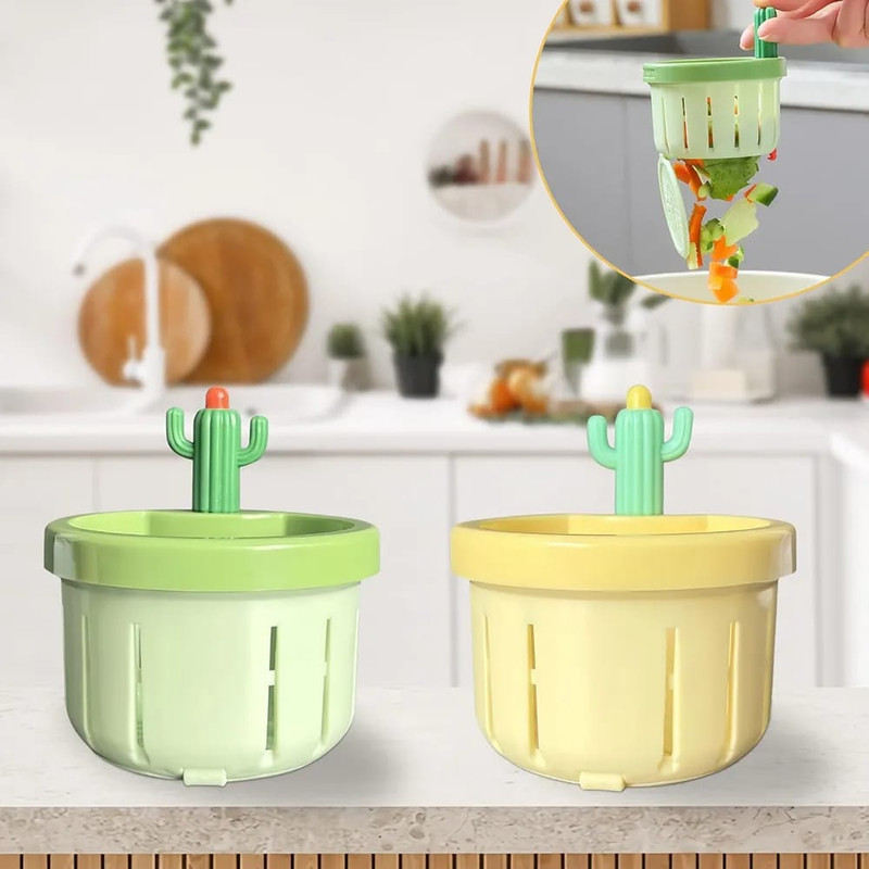 Creative Cactus Shaped Smart Drainage Sink Filter Basket