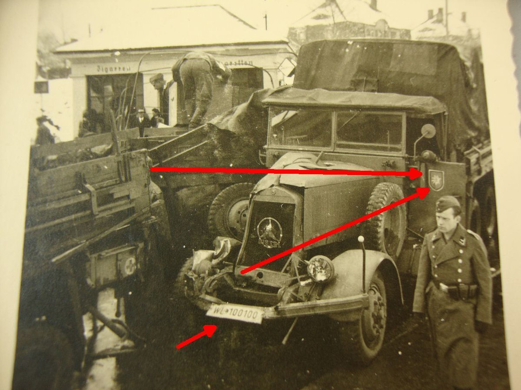 LKW des Kampfgeschwader 30, KG 30 Edelweiß, Merc