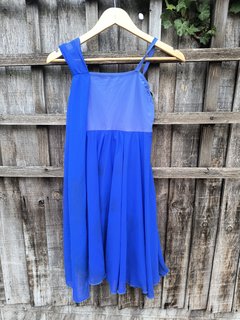 Blue Tulle Dance Dress - Dance Size 3/4
