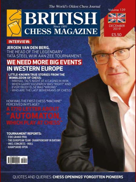 CHESS PERIODICALS :: British Chess Magazine Bcm-2019-12