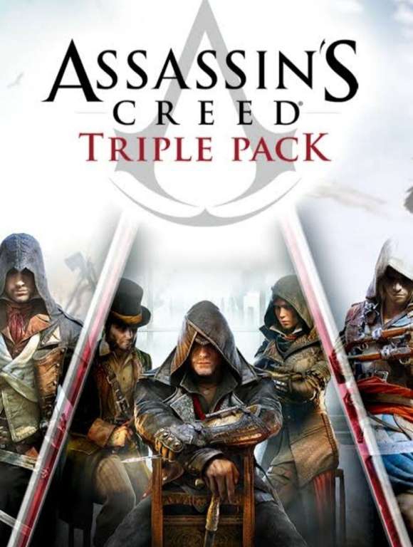 Gamivo Assassin's Creed Triple Pack - Black Flag, Unity, Syndicate ARG 
