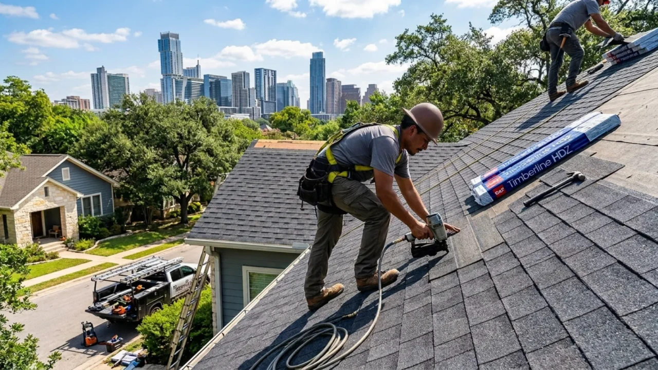 Austin Texas roof repair contractor asphalt shingles