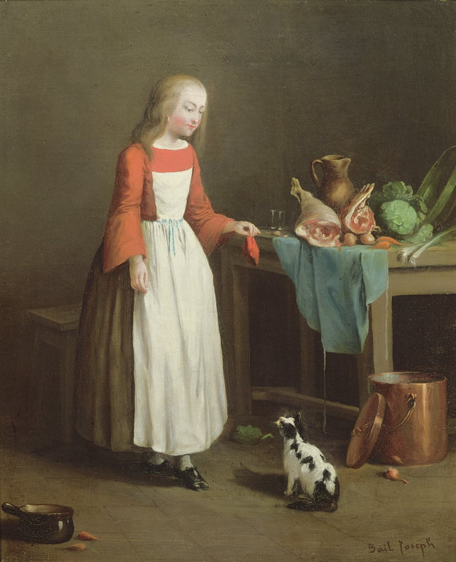 4-Joseph Bail - The Kitchen Maid - (MeisterDrucke-194168)