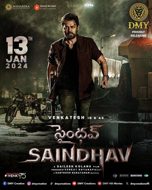 Saindhav (2024) Dual Audio Hindi [HQ Dub] WEB-DL H264 AAC 1080p 720p 480p Download