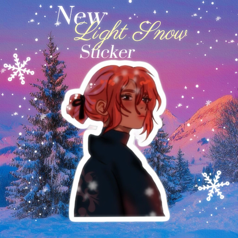 Light Snow Sticker