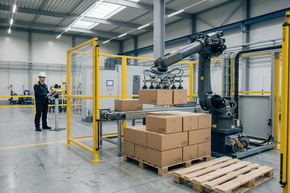 Automatyczna paletyzacja - robot czy cobot, koszt i dobór rozwiązania