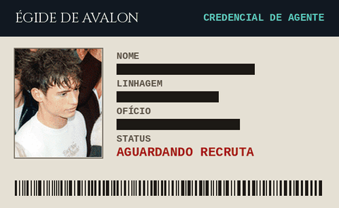 Credencial de agente: aguardando recruta