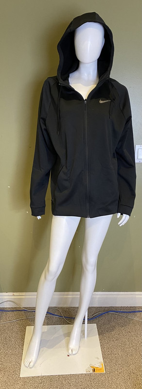 NIKE DRI-FIT BLACK RUNNING JACKET MENS L